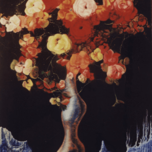 Les fleurs glacées 100x70 Cm